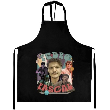 Discover Retro Pedro Pascal Comfort Colors Aprons