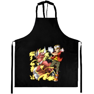 Discover Fire power - Digimon - Aprons