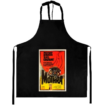 Discover MOTHRA - Poster - Kaiju Apparel - Aprons