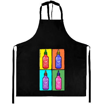 Discover Sriracha 4 Panel Color Switch Aprons