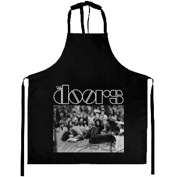 Discover The Doors Jim Morrison Lying on Stage Aprons Aprons