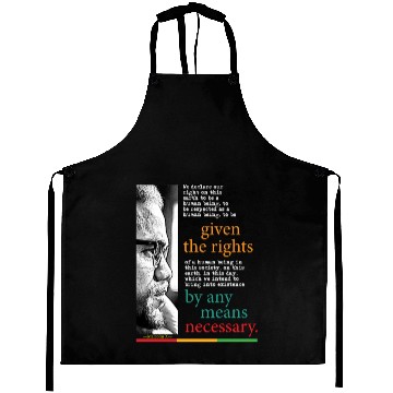 Discover Malcolm X Nation - Malcolm X - Aprons