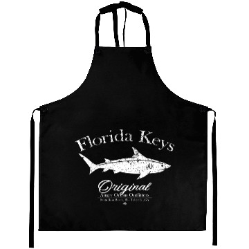 Discover Florida Keys Shark Key West Marathon Key Largo Aprons