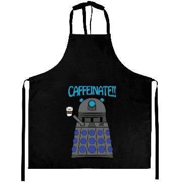 Discover Caffeinate - Doctor Who - Aprons