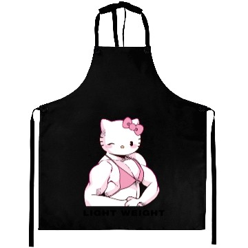 Discover Hello Kitty Buff Bodybuilder Workout Gym Aprons
