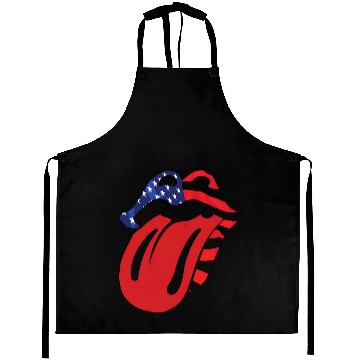 Discover Rolling Stones Lips Aprons