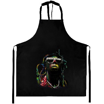Discover Lil Wayne Color Face Aprons