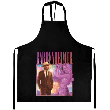 Discover Barbenheimer Vintage Aprons, Cillian Murphy Margot Robbie