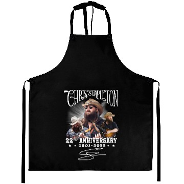 Discover Chris Stapleton 22nd Anniversary 2001 2023 Signature Aprons