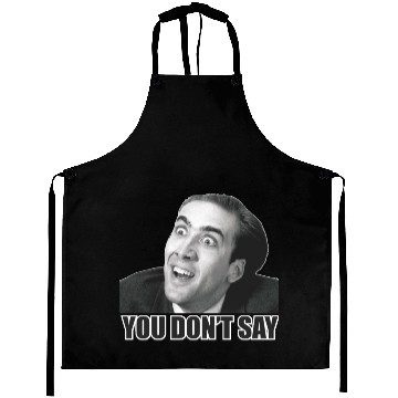 Discover Nicolas Cage Meme Aprons