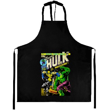 Discover Incredible Hulk VS Wolverine 3D Aprons Men's Mediums