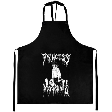 Discover Black Metal Princess Mononoke Aprons