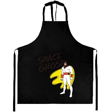 Discover Space Ghost Classic Cartoon Rare Vintage Throwback Old School Aprons