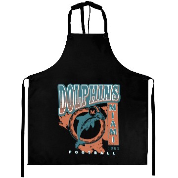 Discover Vintage Miami Dolphin Football Aprons