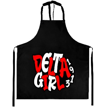 Discover Delta Girl - Delta Sigma Theta - Aprons