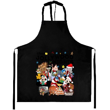 Discover Disney Christmas Hollywood Studios Jollywood Nights Aprons