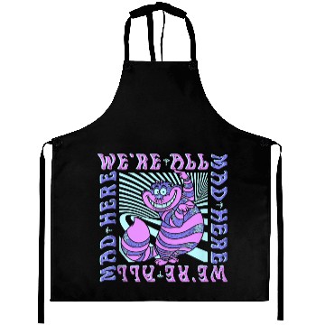 Discover Disneyss Alice In Wonderland Cheshire Cat We're All Mad Box Up Baseball Tees Aprons