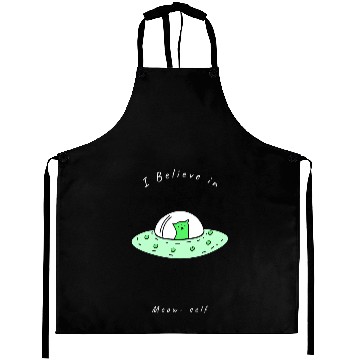 Discover black cats Paws Alien Cat Meow Self Aprons