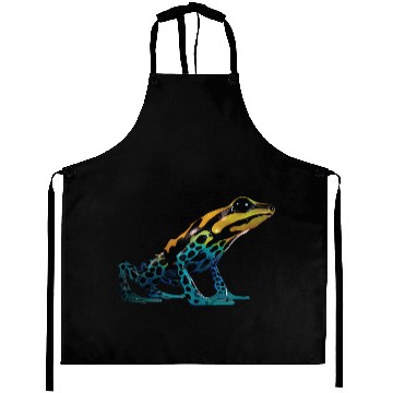 Discover Frog Gift Funny Poison Dart Frog Dendrobatidae Poison Arrow Frog Lover Aprons