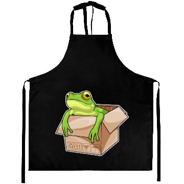 Discover Frog Gift Box Aprons