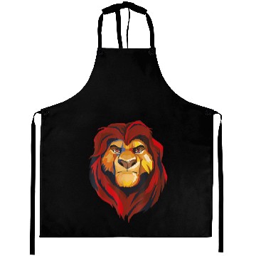 Discover Disneyss Lion King Low Poly Mufasa Portrait Baseball Tees Aprons