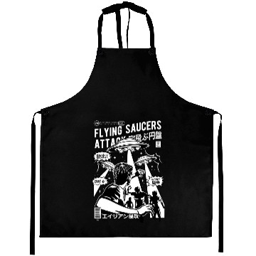 Discover Flying Saucers Attack - Flying Saucer - Aprons