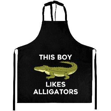 Discover Alligator Animals Wilderness Adventure Crocodile Cute Crocodile Aprons