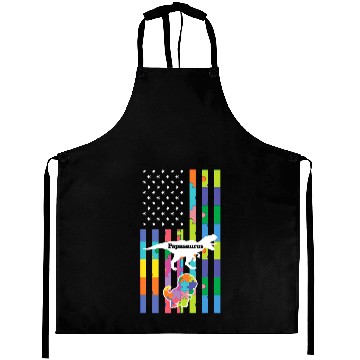 Discover Dinosaur Dino Dino LGBT Mens papasaurus autism LGBT Aprons