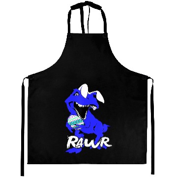 Discover Dinosaur Dino Funny Easter s for Men Bad Ugly Dino on Egg Hunt Aprons