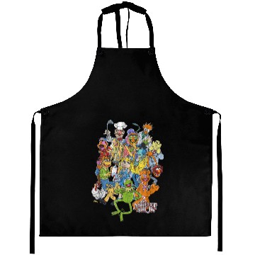Discover Disney The Muppets Main Characters Distressed Group Shot Zip Aprons