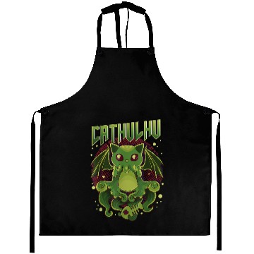 Discover Cat Paws Cathulhu Kawaii Cat Cthulhu Aprons