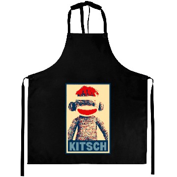 Discover Monkey Lover Funny Sock Monkey Kitsch Hope Poster Sock Monkey Aprons