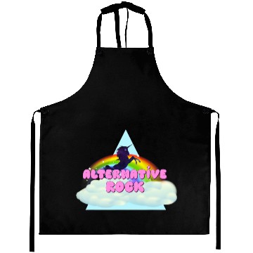 Discover Unicorns Alternative Rock Unicorns Rainbow Design Aprons