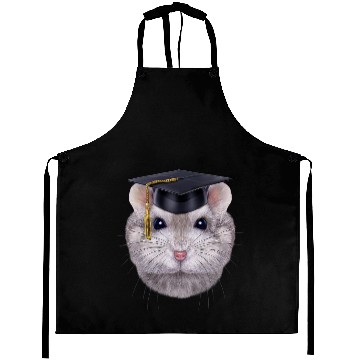 Discover Hamsters Sapphire Dwarf Hamster in University Academic Cap Aprons