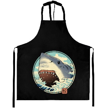 Discover Ocean Shark Attack Aprons