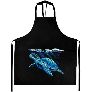 Discover KV9 Turtle Hand painted turtle Aprons
