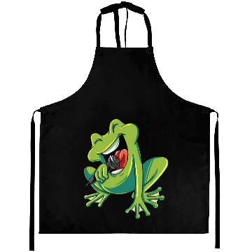 Discover Frog Gift Singing Frog Toad Aprons