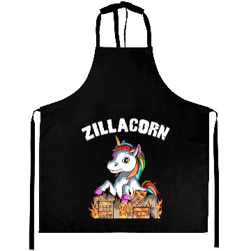 Discover Unicorns Kaiju Unicorns Japanese Monster Aprons