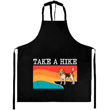 Discover Funny Take A Hike Beagle Graphic Hiking 284 Aprons
