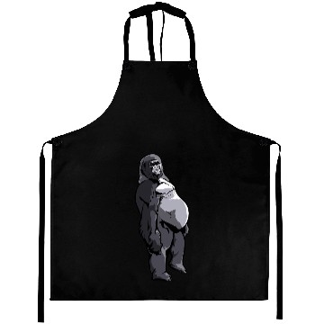 Discover Monkey Lover Big Monkey Face 1 Aprons