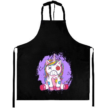 Discover Unicorns Magical Rainbow Dolls Curse Witchcraft Black Magic Aprons
