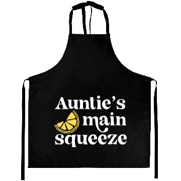 Discover Aunties Main Squeeze Funny New Aunt Lemon Aunt Aprons