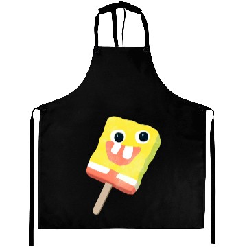 Discover Sponge Popsicle Design Sticker - Spongebob - Aprons