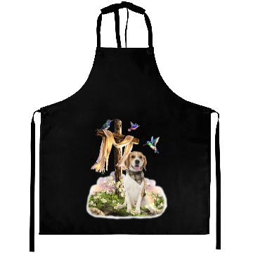 Discover Hummingbird LEMON Beagle Aprons
