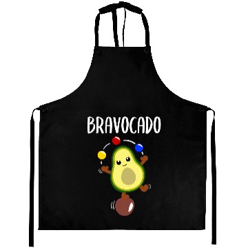 Discover Avocado Juggling Funny Vegetable Fruit Cute Avocado 1 Aprons