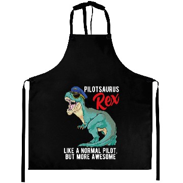 Discover Dinosaur Dino Pilotsaurus Rex Airplane Pilot Dinosaur T Rex Aviator Dino 8 Aprons