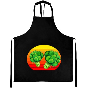 Discover Beautiful Broccoli Sunset Aprons