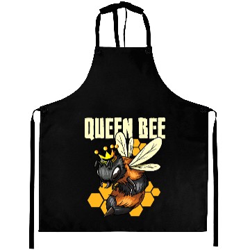 Discover Bee Beekeeping Queen Bee Honey Bee With Crown Queen Beekeeper 449 Beekeeper Aprons