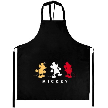 Discover Amazon Essentials Disney Mickey Silhouette Trio Aprons