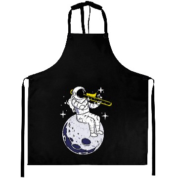 Discover Astronauts Playing trombones Vintage Aprons
